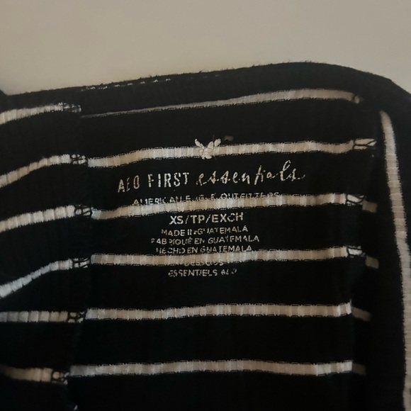 striped american eagle tank with braided back design - Picture 2 of 3